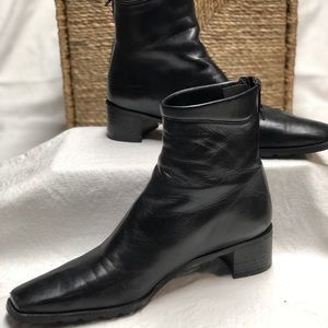 Stuart Weitzman Berkshire Black Napa Bootie